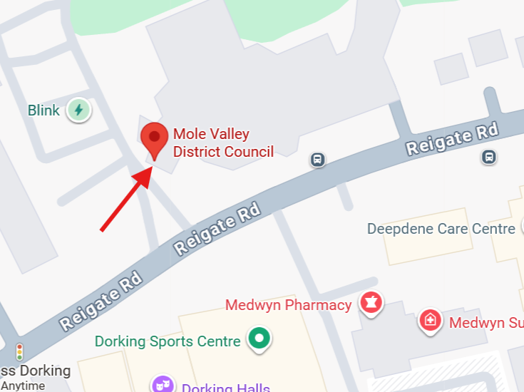 Map of MVDC Entrance